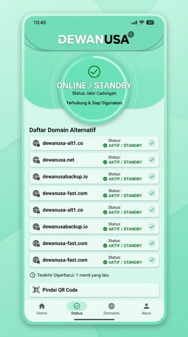 Tampilan link alternatif dewanusa